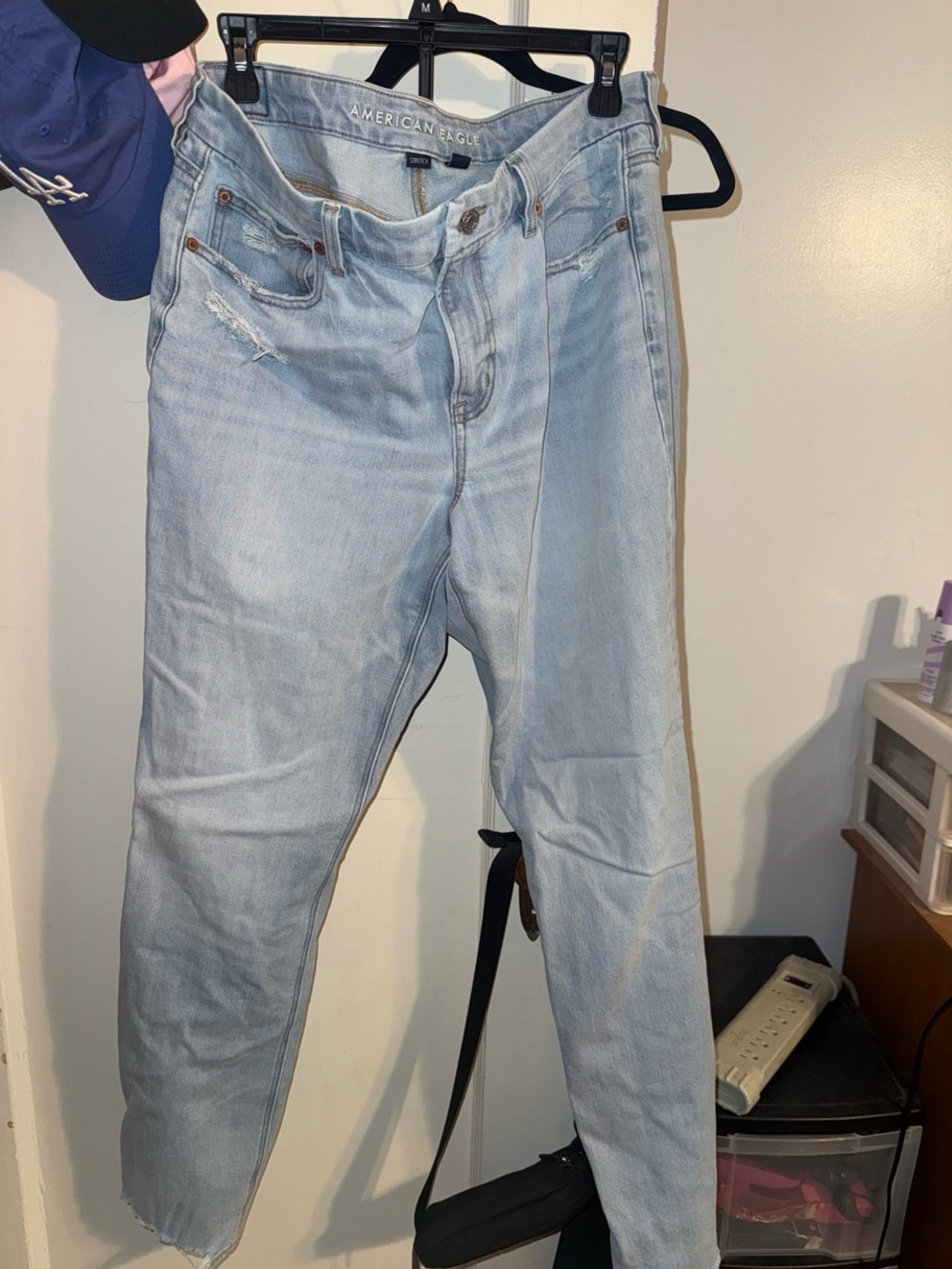 American Eagle Outfitters Light Wash Straight Leg Jeans